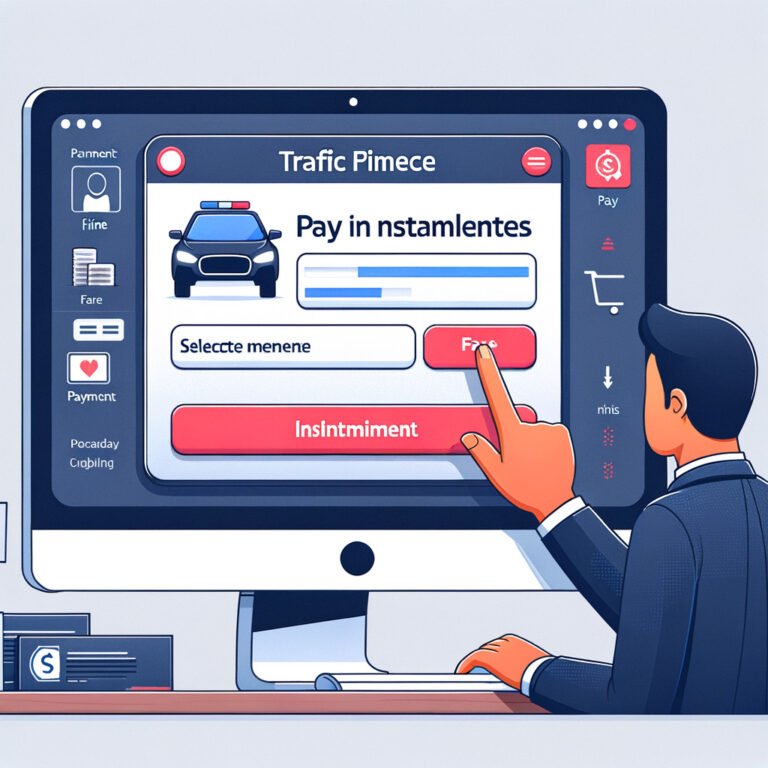 how to pay uae traffic fine in installments