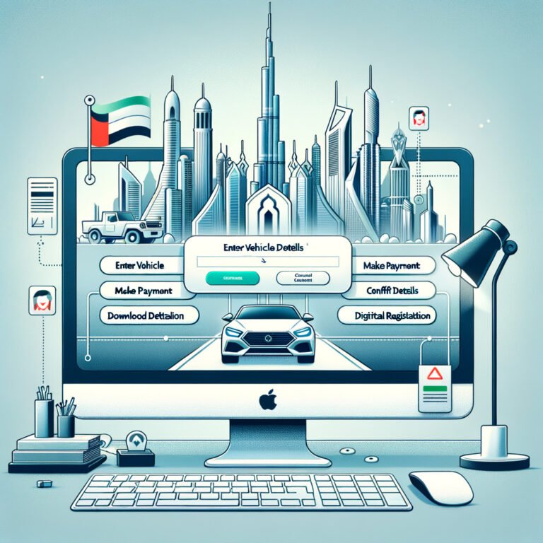 renew your car registration online united arab emirates