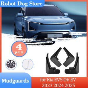 4pcs Mudguards for Kia EV5 OV EV 2023 2024 2025 Mudflaps Mud Flaps Part Splash Guards Cover Spoiler Fender Flare Car Acc