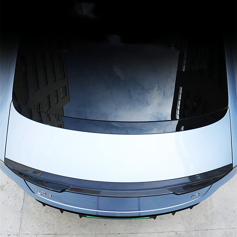 For 2022 2023 BYD Seal EV Carbon Ducktail Spoiler Wings — photo 5