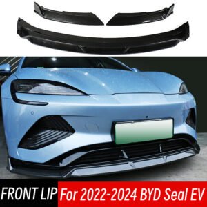 For BYD Seal EV 2022-2024 Bodykit Car Front Bumper Splitter Lip Chin Spoiler Diffuser Protector Exterior Tuning Accessor