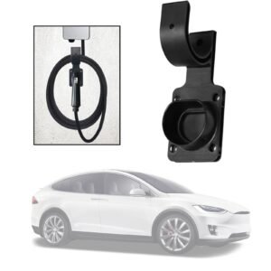 Outside EV Charger Holster Bracket Connectors Easy to Install EV Charger Cable Holder Gun Head Socket Fit for Electric C