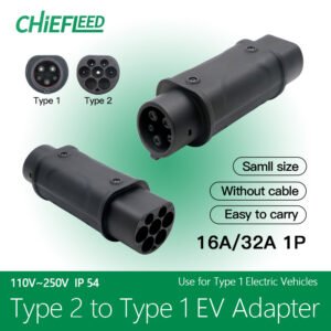 Type 2 to 1 Charger IEC 62196 To SAE J1772 Adapter EV Charger — China import for GCC